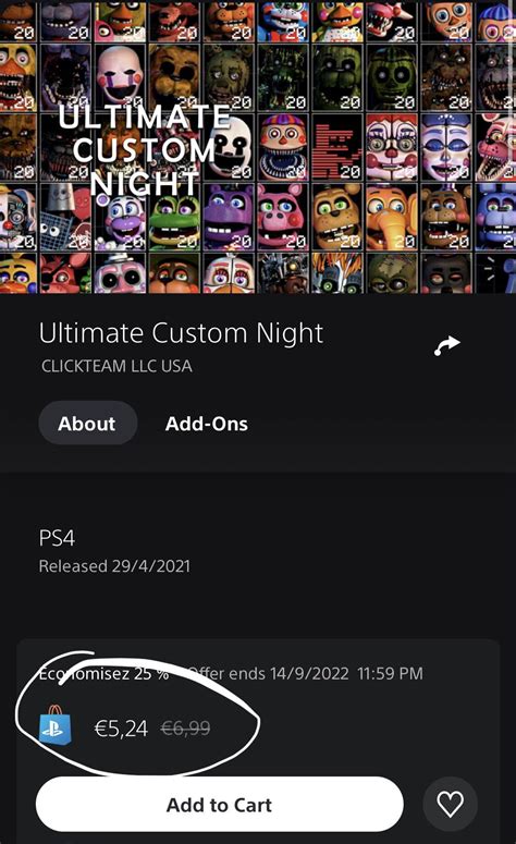 Why the hell isn’t fnaf ucn free in ps ? : r/playstation