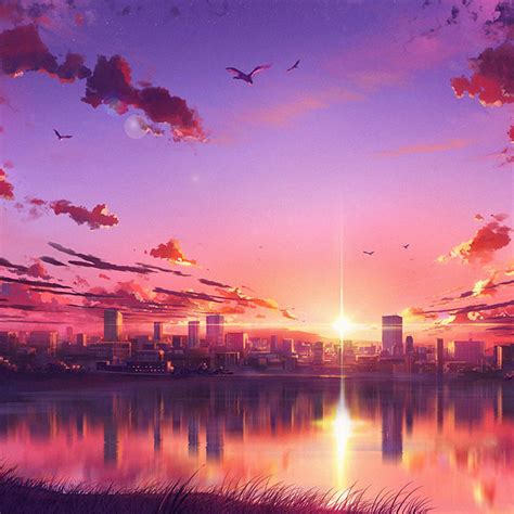 Anime Sunset Wallpapers - Wallpaper Cave