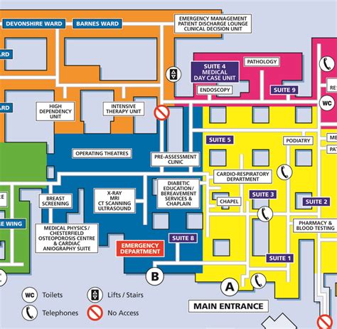 Chesterfield Royal Hospital Car Park Map