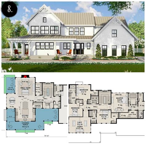 12 Modern Farmhouse Floor Plans - Rooms For Rent blog