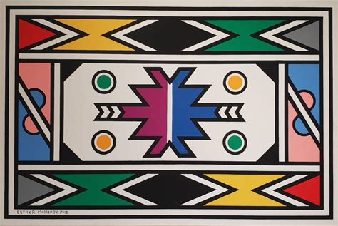 Esther Mahlangu, One Of South Africa's Most Famous Artists, Perpetuates ...