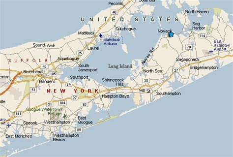 The Hamptons Map - Free Printable Maps