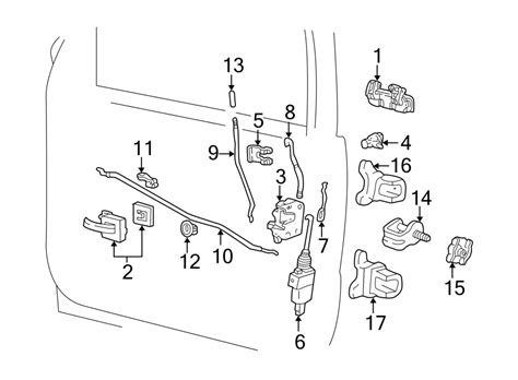 Ford Explorer Door Latch Assembly. 2 DOOR. 4 DOOR - 6L5Z7821813C ...