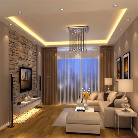 31 Nice Living Room Ceiling Lights Design Ideas - MAGZHOUSE