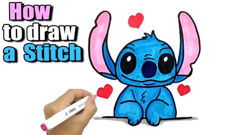 15 Cute Easy Drawings Of Stitch Stitch Drawing Cute Easy Drawings ...