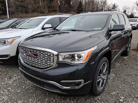 New 2019 GMC Acadia Denali in DARK SKY METALLIC | Greensburg, PA | #G02112