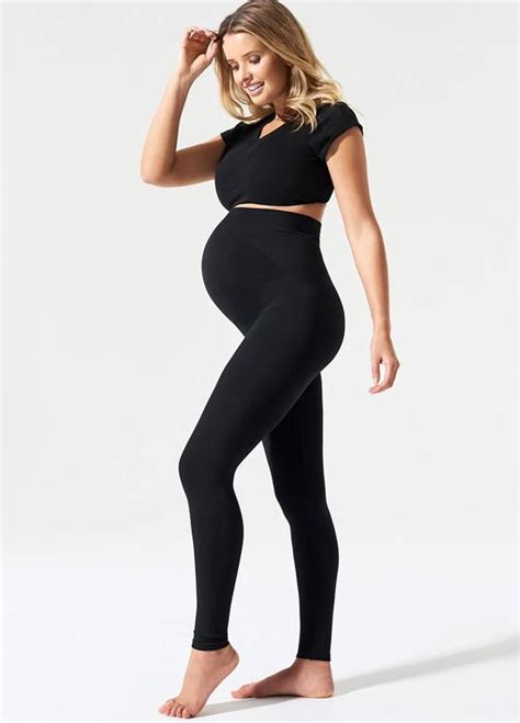 Blanqi - High Performance Belly Lift & Support Leggings in Black