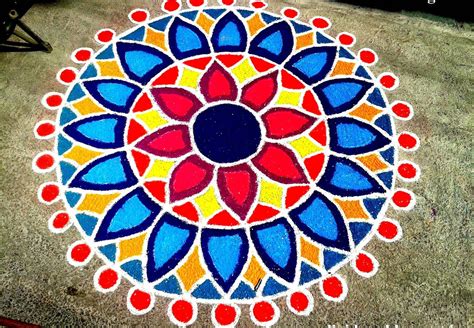 Rangoli Design For Home - Homemade Ftempo