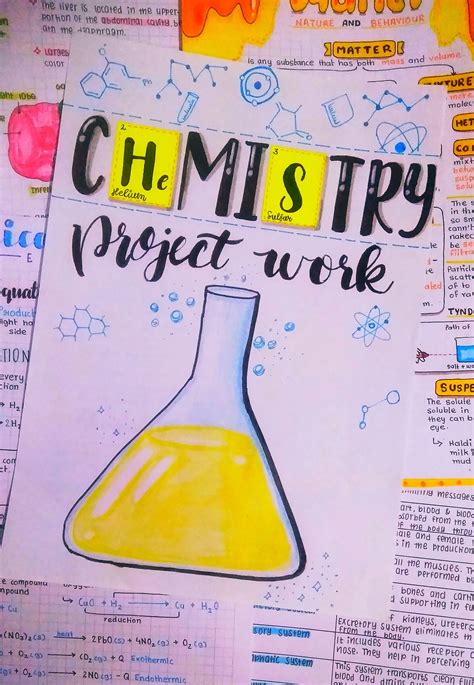 Pin by Kusum_Naina on @Study 'en' JOY | Chemistry projects, Project ...