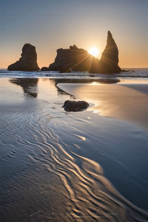 Bandon Beach Sunset - Alan Majchrowicz Photography