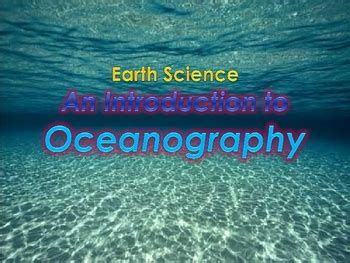 Earth Science: An Introduction to Oceanography Basics by BJ | TpT