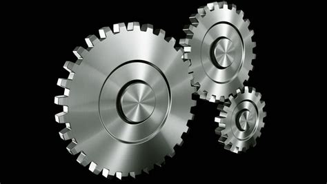 3D Animated Rendering Of Gears Spinning Stock Footage Video 1454326 ...