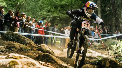 Downhill MTB Racing Highlights from Lourdes | UCI Mountain Bike World ...