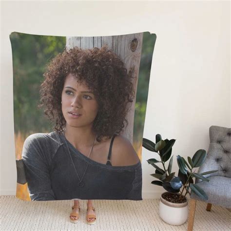 Nathalie Emmanuel Ramsey Fast & Furious 7 Movie Fleece Blanket