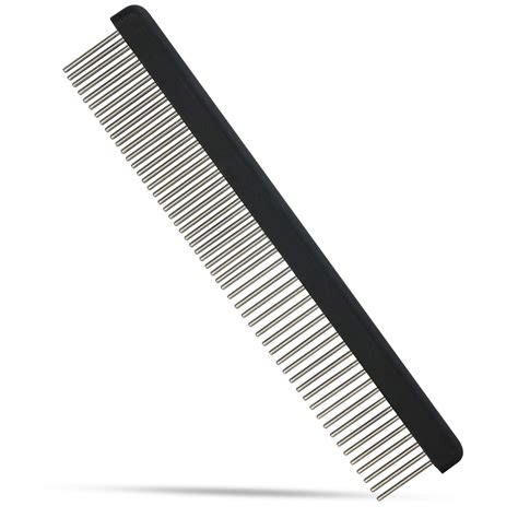 Professional Comb with Dual-Spaced Rotating Teeth