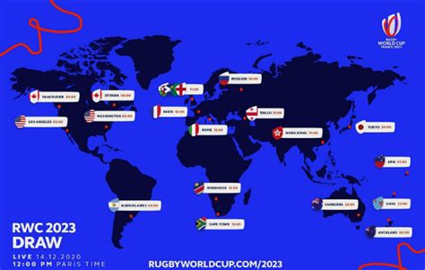 Rugby World Cup 2023 Map | Images and Photos finder