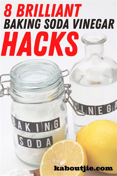 8 Brilliant Baking Soda Vinegar Hacks - Kaboutjie | Baking soda ...