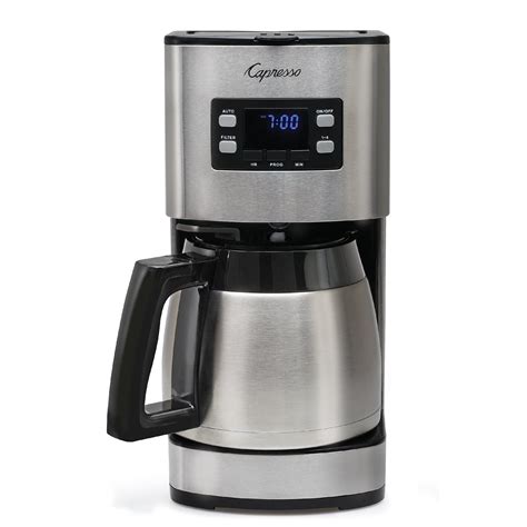 Capresso ST300 10 Cup Stainless Steel Coffee Maker - Thermal Carafe ...