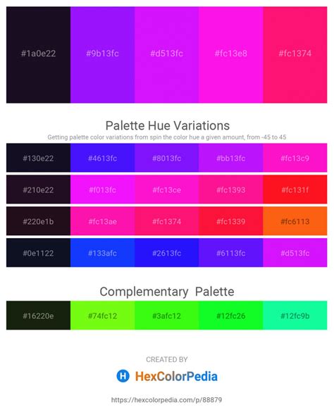 111 Magenta Color Schemes | Hexcolorpedia