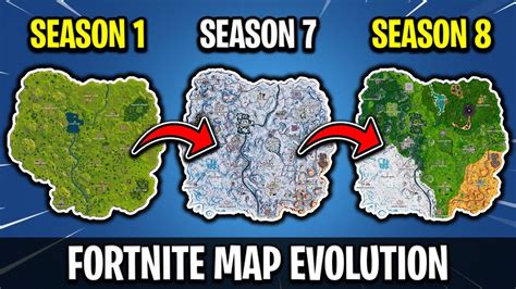 Fortnite Map Evolution (Seasons 1-8) - YouTube