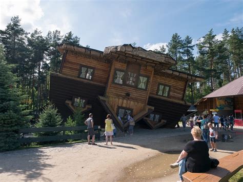 Szymbark, Upside down house, Poland