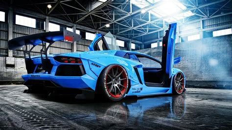 Blue Lamborghini Aventador Wallpapers - Top Free Blue Lamborghini ...