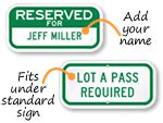 Custom Parking Signs | Custom Parking Lot Signs