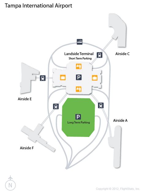 Tampa International Airport Parking Map