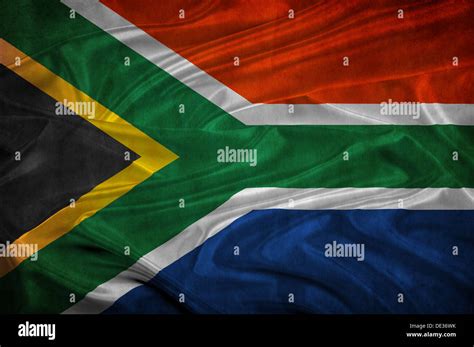 FLAG of RSA (Republic of South Africa Stock Photo - Alamy