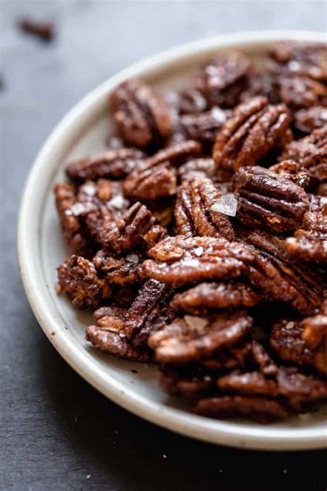 Holiday Spiced Pecans | Recipe | Healthy snacks recipes, Spiced pecans ...