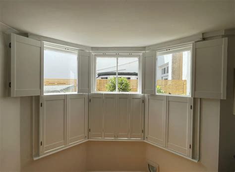 Solid Panel Shutters - Wood Plantation Windows