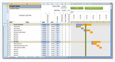 Construction Project Tracking Spreadsheet Spreadsheet Downloa ...