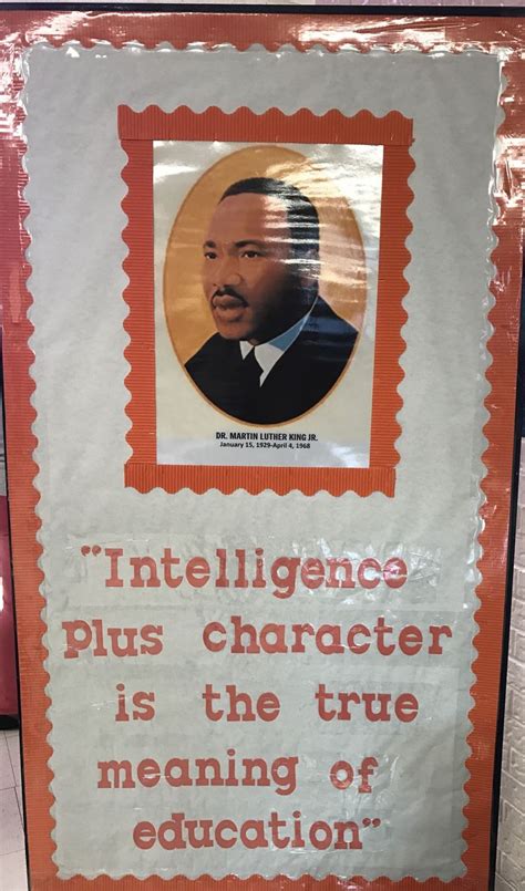 MLK Bulletin Board Ideas | School age activities, Mlk quotes, Mlk