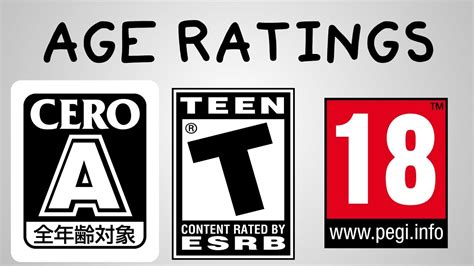 Video Game Age Ratings - YouTube