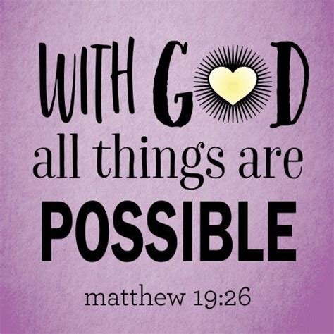 "With God All Things Are Possible" Poster Sign | HC Brands