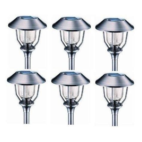 Alpan Stainless Steel Solar Landscaping Lights – 6 Pk. | Landscape ...