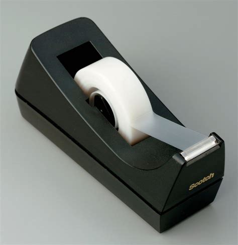 SCOTCH Plastic/Metal Blade/Sand Desktop Tape Dispenser for 1 in Self ...