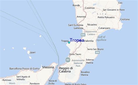 Maps of Tropea (Italy)