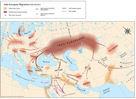 Indo-European Migration Map : MapPorn