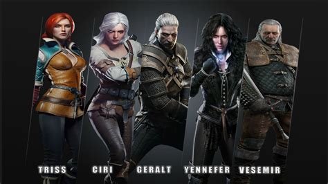 The witcher 3 wild hunt characters - singlemasa