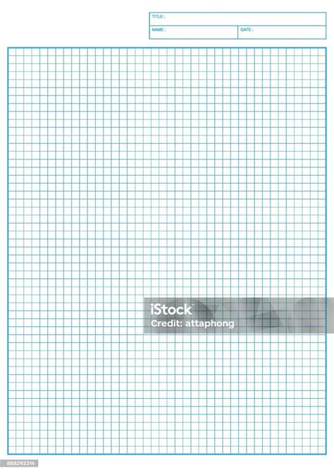 Engineering Graph Paper Printable Graph Paper Vector Illustration Stock ...