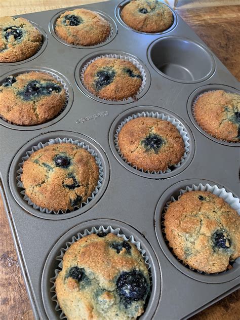 Delicious (paleo) blueberry muffins, recipe inside. : r/Paleo