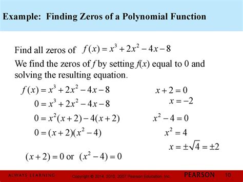 Chapter 3. Polynomial and Rational Functions. 3.2 Polynomial Functions ...