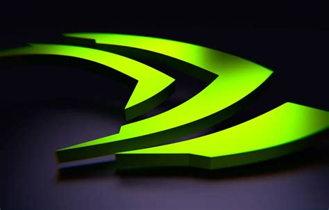 Wallpaper green, nvidia, logo images for desktop, section hi-tech ...