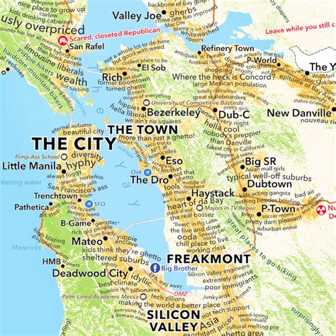 Sf Bay Area Map | Campus Map