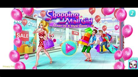 SHOPPING MALL GIRL. games for girls. qiz bolalar uchun o'yinlar - YouTube