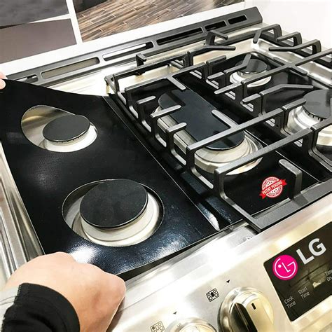 LG Stove Protector Liners - Stove Top Protector for LG Gas Ranges ...