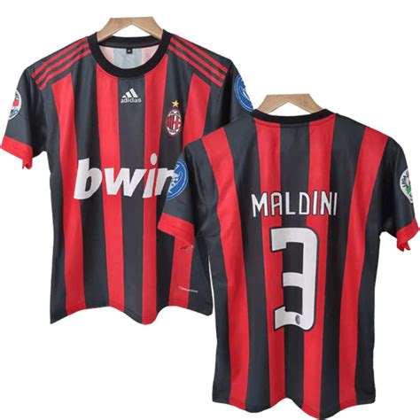 Ac milan Maldini home Jersey | Retro collection - Cyberried Store