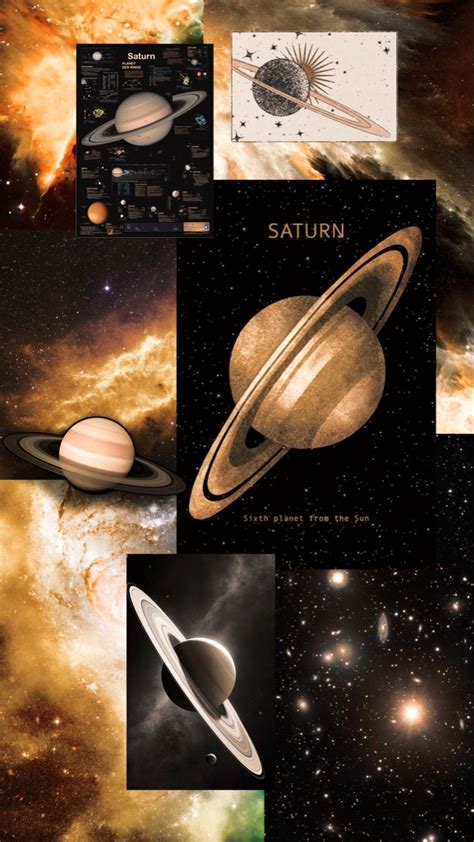 🪐Saturn Planet Wallpaper Aesthetic🪐 | Seni luar angkasa, Gambar galaksi ...