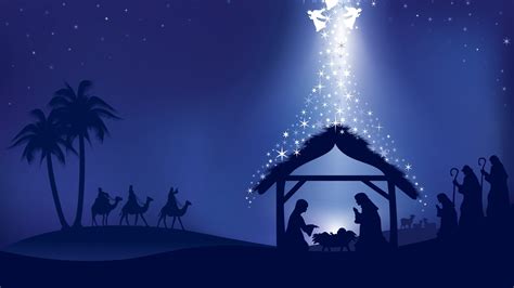 Jesus Birth And Glittering Star With Angels HD Jesus Wallpapers | HD ...